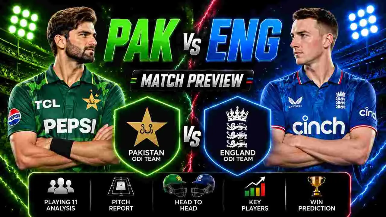 Pakistan vs England Prediction Dream11