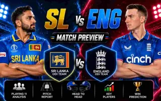 SL vs ENG Prediction Dream11