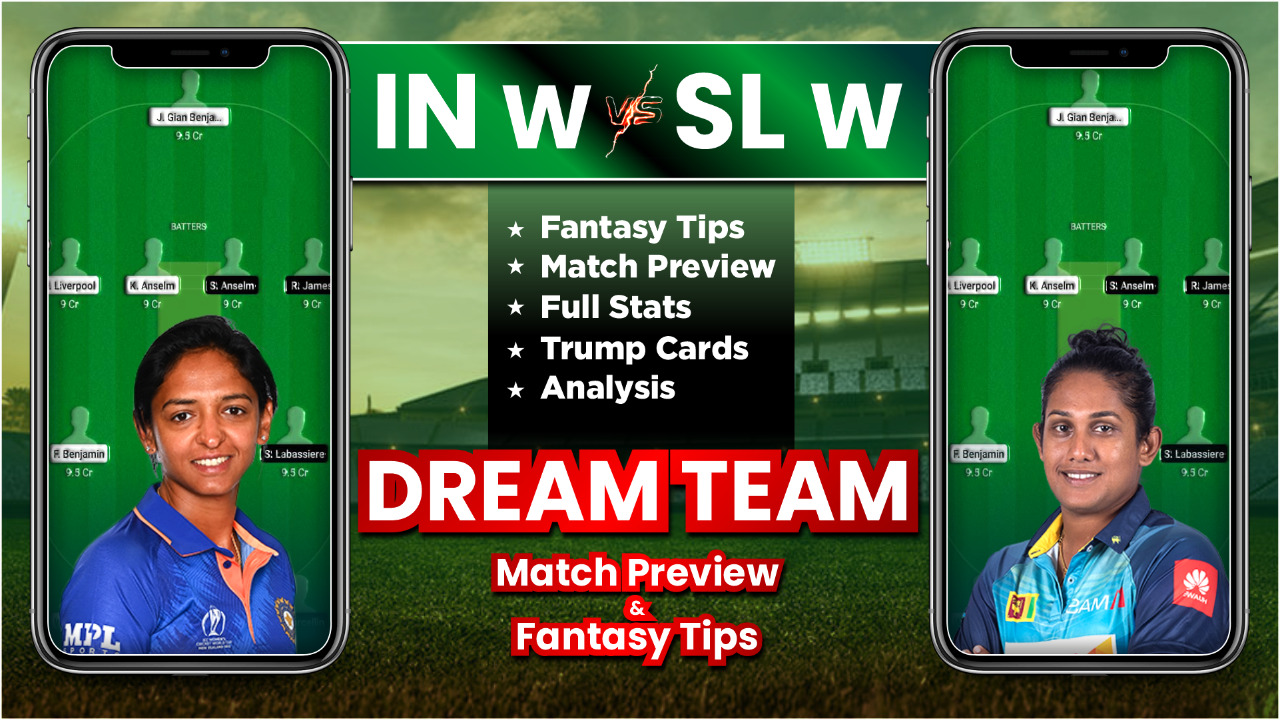 IN w vs SL w Dream11 Team Prediction, Player Stats and Match Info