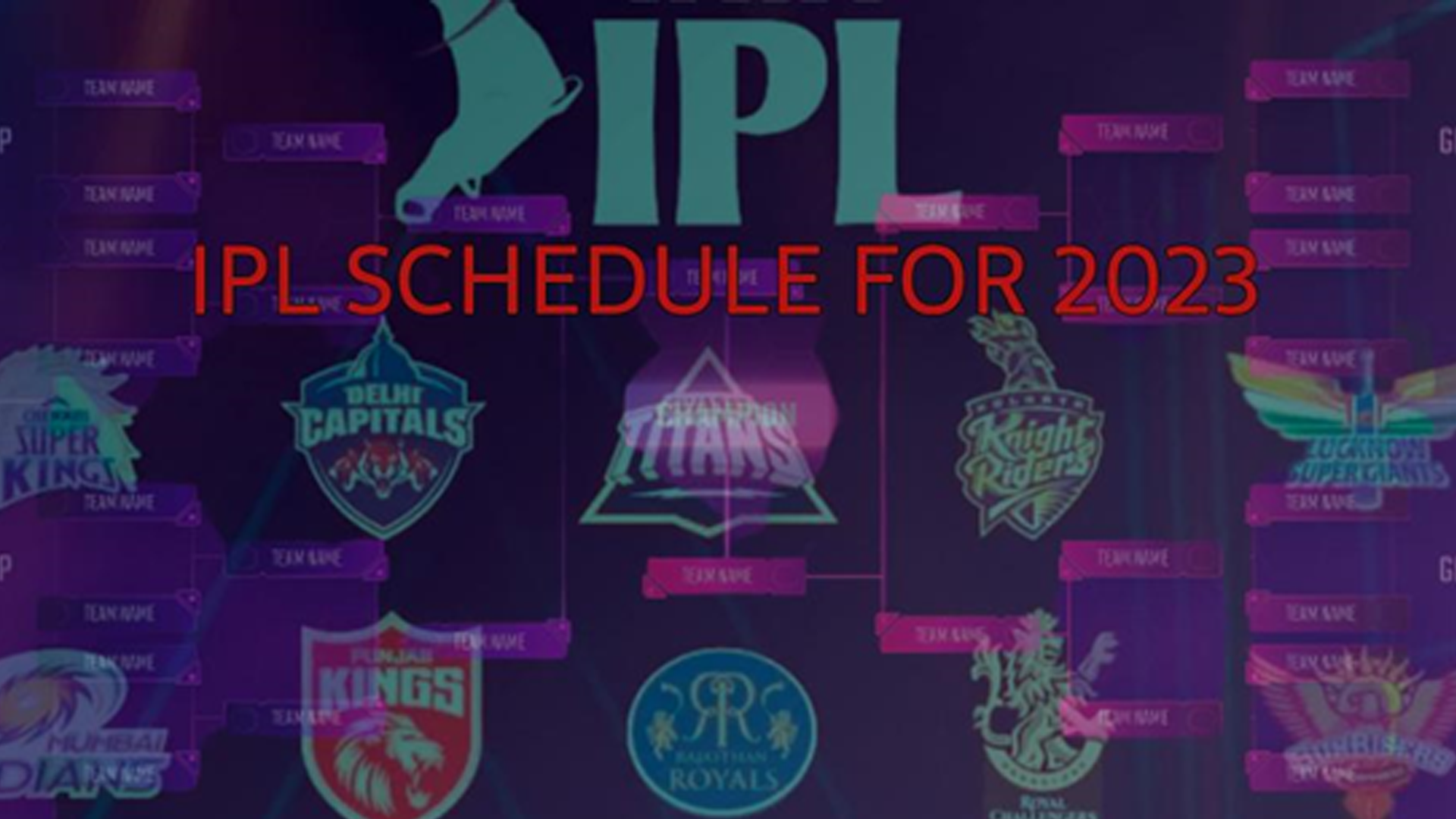 IPL schedule for 2023 Exciting Matches and Dates