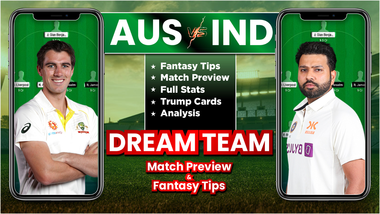 IND vs AUS Dream11 Team Prediction, Player Stats, Possible11, Pitch Report, Matchups