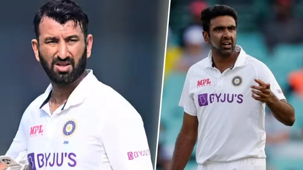R Ashwin and Pujara