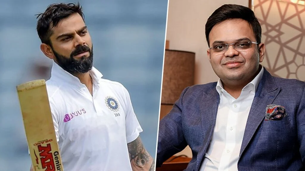 jay shah and virat kohli