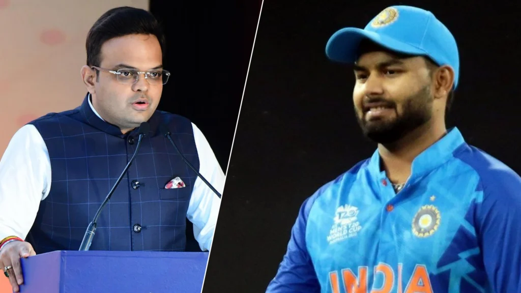Jay Shah and Rishabh Pant