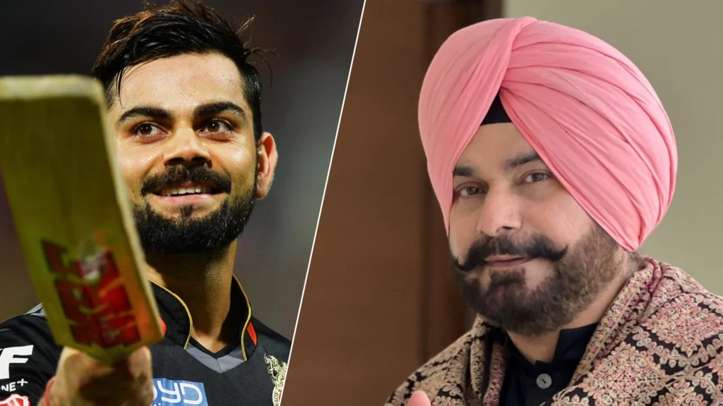 Virat Kohli rcb and Navjot Singh Sidhu