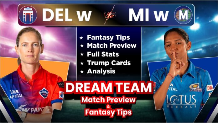 DEL W vs MUM W Dream11 Team Today Prediction