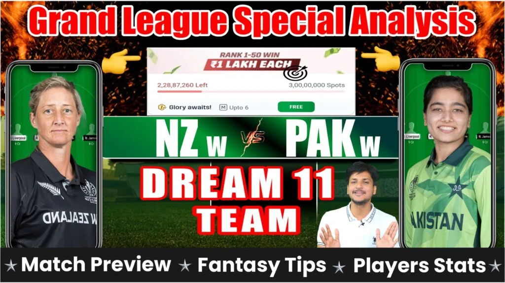 NZ vs PAK Dream11