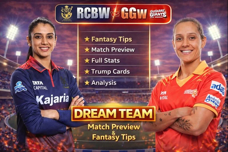 RCB w vs GG w Dream11