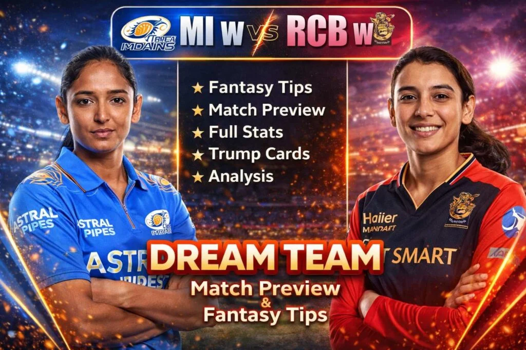 MI w vs RCB W Dream11