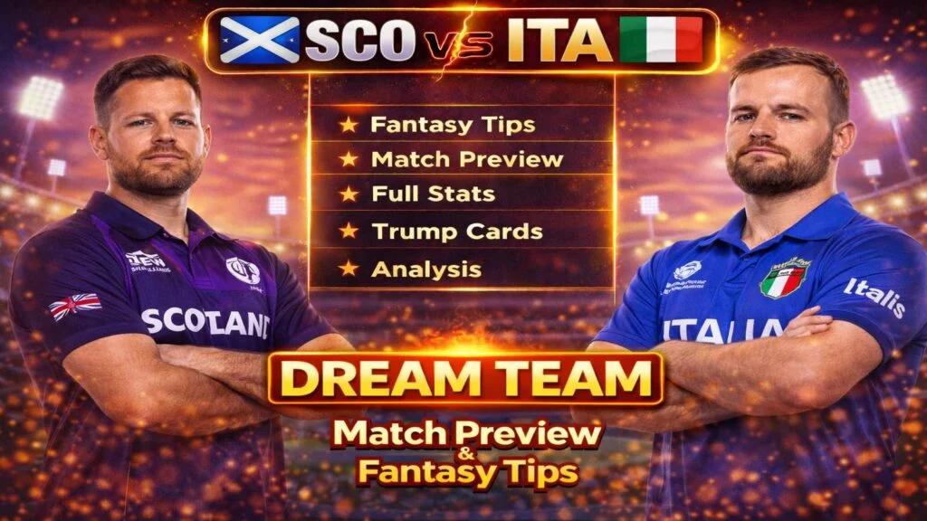 SCO vs ITA Dream11