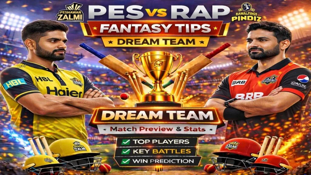 PES vs RAP Dream11