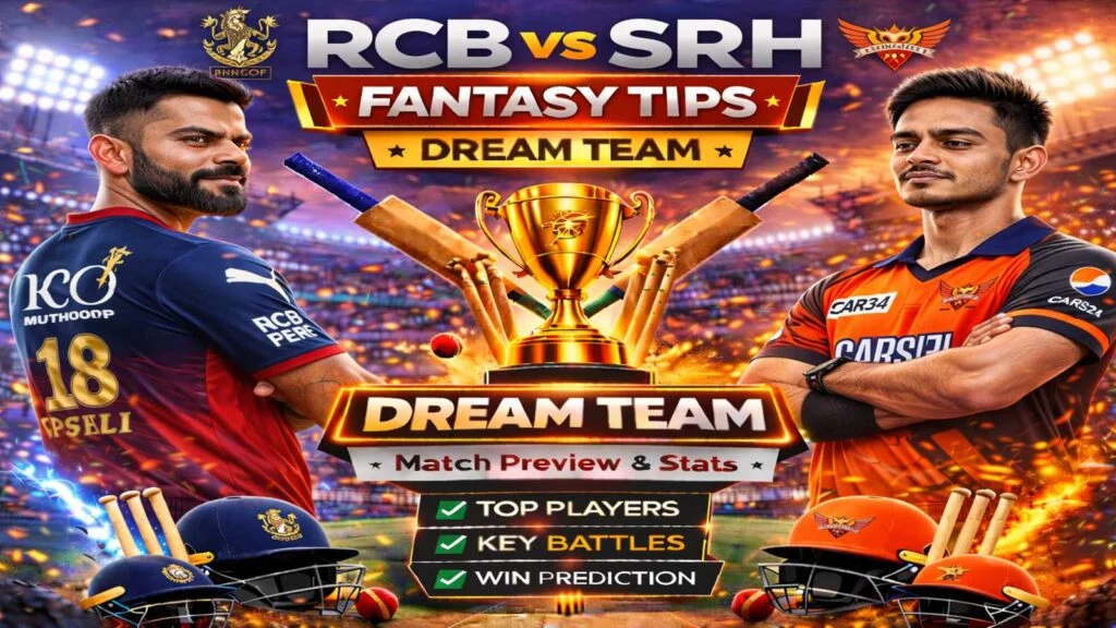 RCB vs SRH Dream11