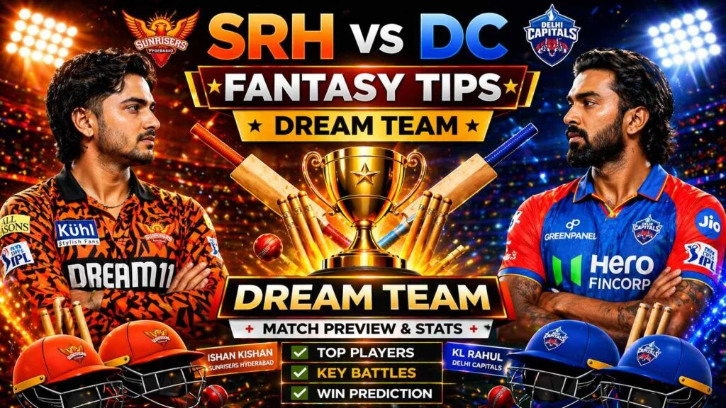 SRH vs DC Dream11