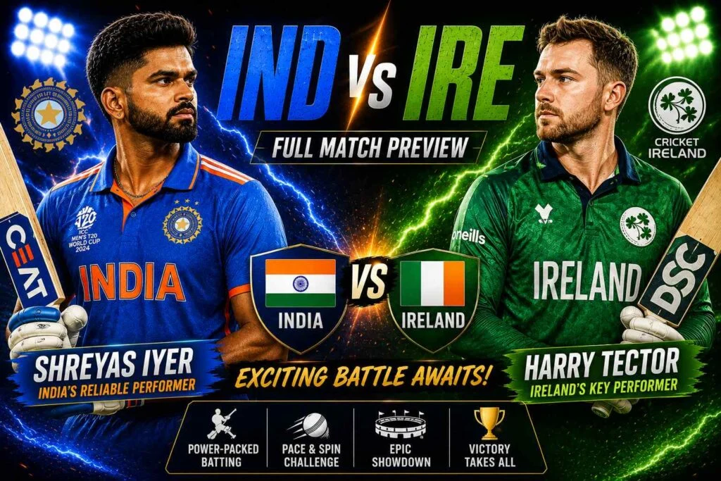 IND vs IRE Dream11