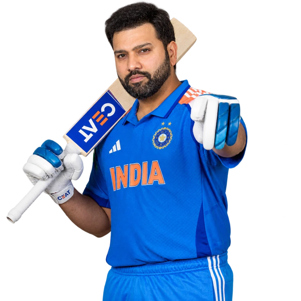 Rohit Sharma batting for India in international cricket