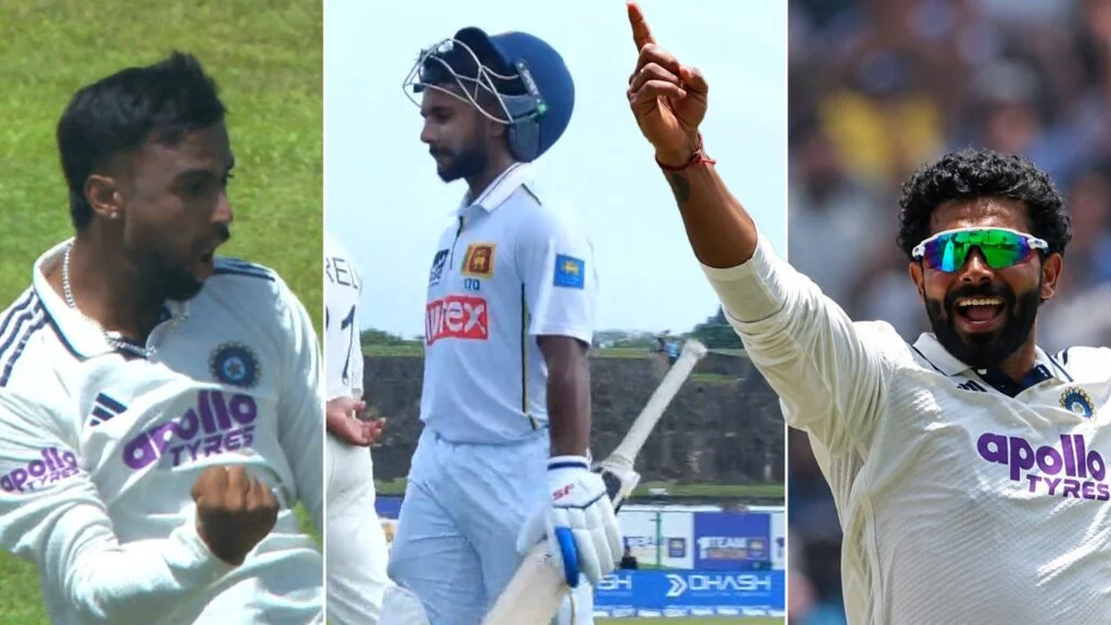 Ravindra Jadeja and Manav Suthar put India in control against Sri Lanka on Day 3 of the first Test in Galle