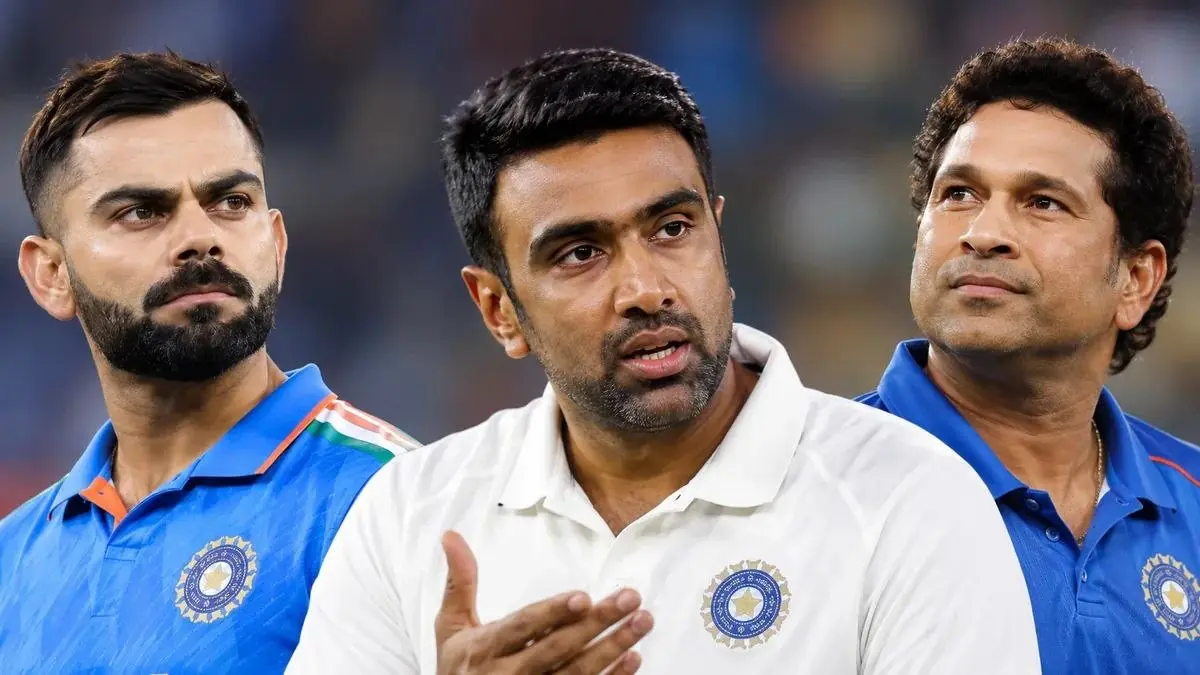R Ashwin Sachin Tendulkar Virat Kohli