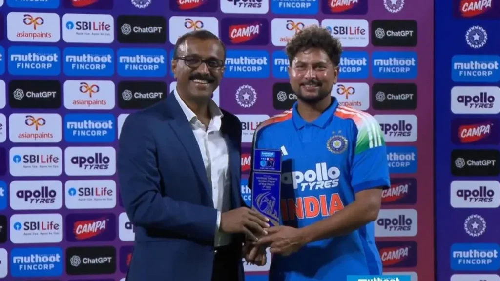 Kuldeep Yadav Player of the Match