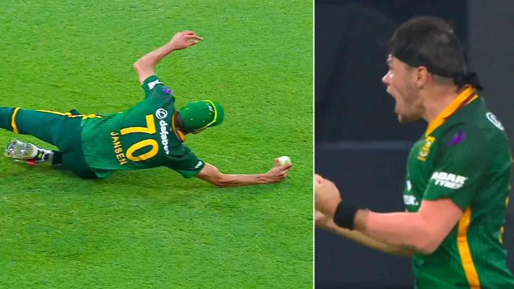 Marco Jansen catch