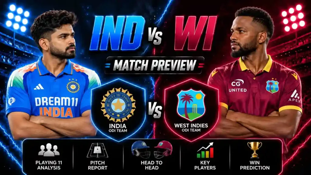 IND vs WI Prediction Dream11