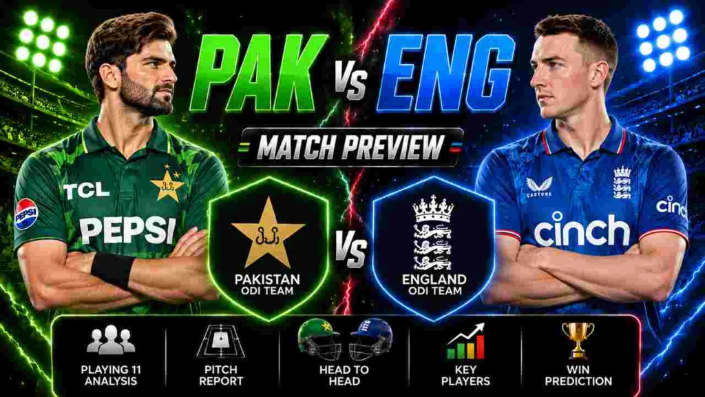 Pakistan vs England Prediction Dream11