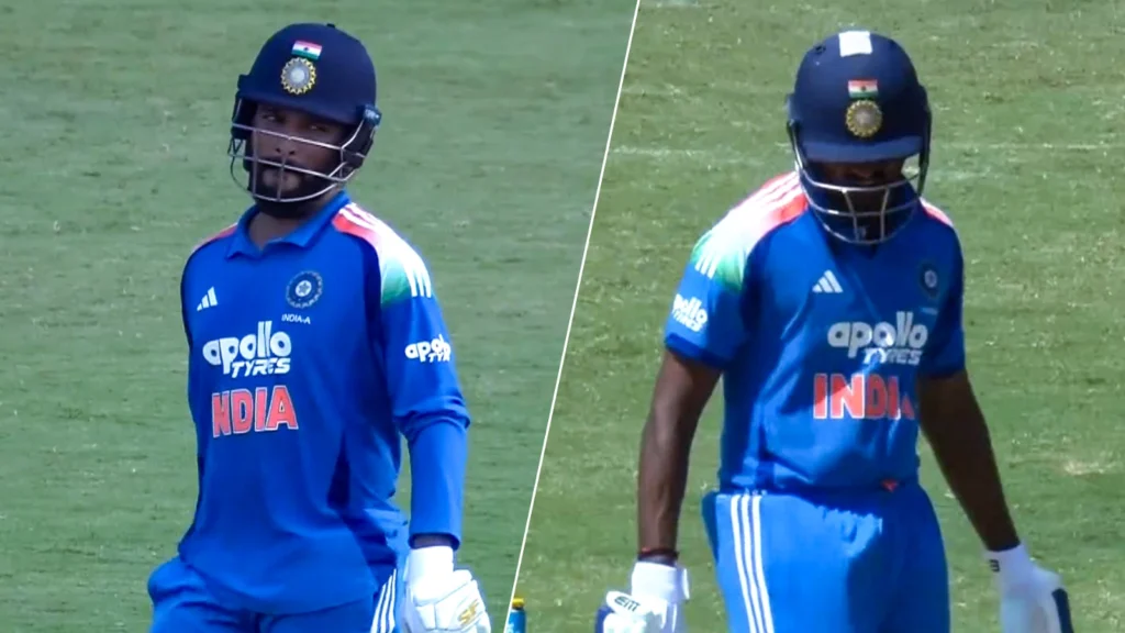 Rajat Patidar fights alone as India A's star batters struggle against Australia A in the second unofficial ODI.