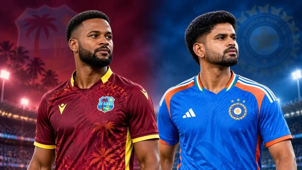 India vs West Indies 1st T20I