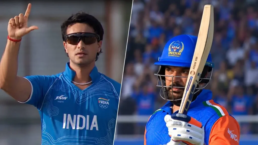 Yuvraj Singh and Abhishek Sharma